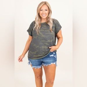 Forgetting My Enemies Top, Army Green